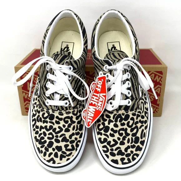 💖MEGA SALE💖Vans Era   Leopard Tiger Skateboarding Women's  Safari VN0A54F19M7 - Picture 3 of 12